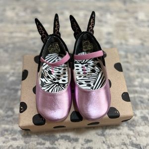 Sophia Webster Chiara embroidery flat baby shoes 18/19